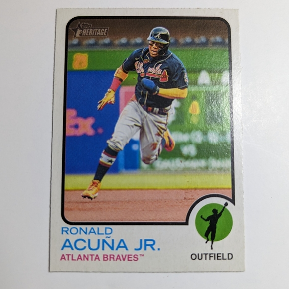 Ronald Acuna Jr - 2022 Topps Heritage - Picture 1 of 2